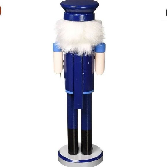 Policeman Santa Wood Nutcracker 15” Women Kids Men’s Christmas Home Decor New - Picture 5 of 6